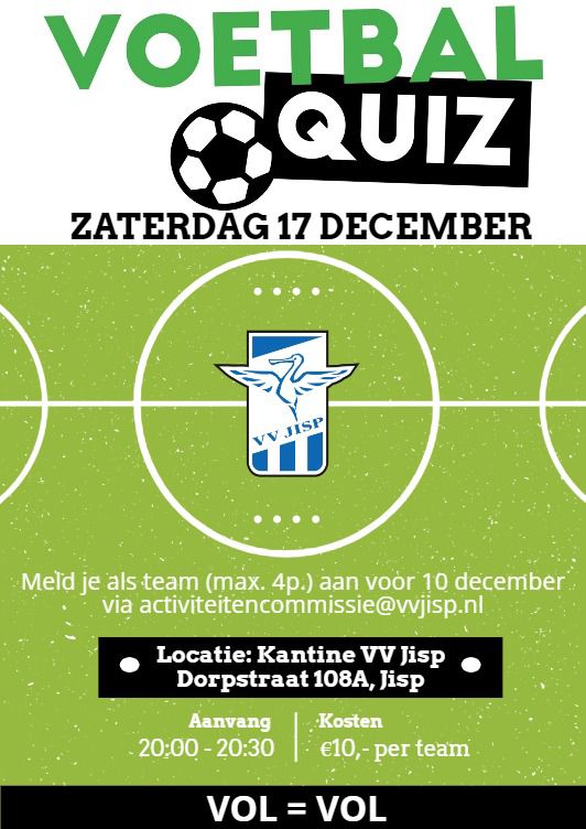 17 december: De voetbalquiz!